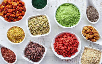 antioxidánsokban gazdag alapanyagokat